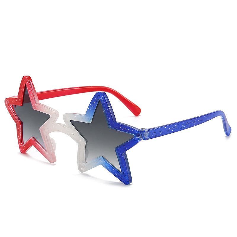 Wholesale PC Independence Day Pentagram Sunglasses